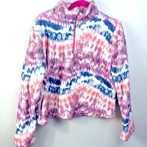 Tie Dye Cropped Sweatshirt